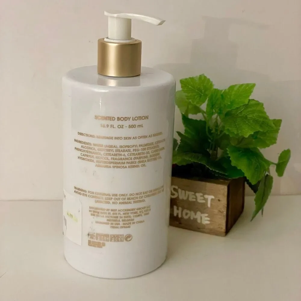 NWT Daisy Fuentes Warm Vanilla & Moroccan Cedarwood scented Body Lotion16.91 Oz